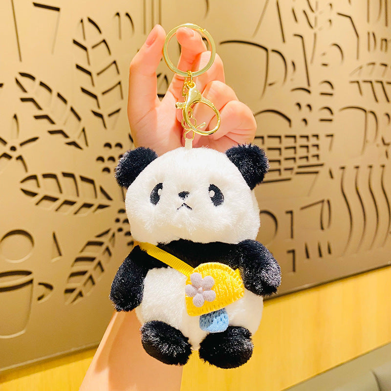 Wholesale Creative Cute Plush Panda Doll Ornament Keychain